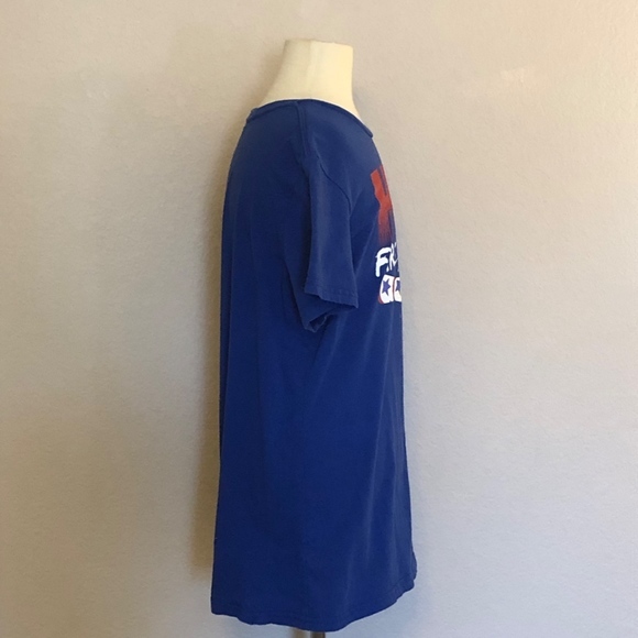 Faded Glory - Hot Firecracker Blue T-shirt (Large) - Picture 2 of 5